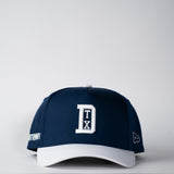 Matrimoney DTX Snapback Hat (Curved Bill) - Navy/White