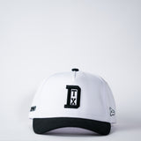 Matrimoney DTX Snapback Hat (Curved Bill) - White/Black