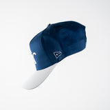 Matrimoney Lone Star Script DTX Snapback Hat (Curved Bill) - Navy/White