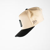 Matrimoney DTX Snapback Hat (Curved Bill) - Off White/Black