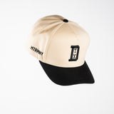 Matrimoney DTX Snapback Hat (Curved Bill) - Off White/Black