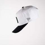 Matrimoney DTX Snapback Hat (Curved Bill) - White/Black