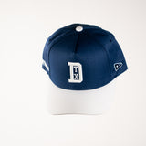 Matrimoney DTX Snapback Hat (Curved Bill) - Navy/White