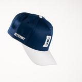 Matrimoney DTX Snapback Hat (Curved Bill) - Navy/White