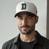 Matrimoney DTX Snapback Hat (Curved Bill) - White/Black