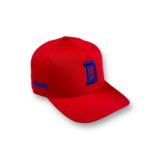 Matrimoney DTX Snapback Hat - Red/Royal