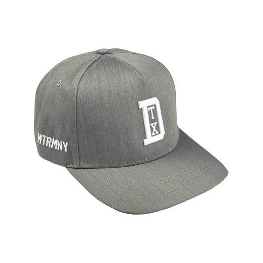 Matrimoney DTX Snapback Hat - Heather Grey/White