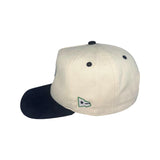 LIMITED EDITION - Suede - Matrimoney Home Court Snapback - (White/Navy/Green)