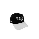 (Ships Jan 1st) Matrimoney Lone Star Script DTX Snapback Hat (Curved Bill) - Black/White