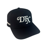 Matrimoney Lone Star Script DTX Snapback Hat (Curved Bill) - Black