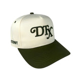 Lone Star DTX Snapback Hat - (Off White/Olive)